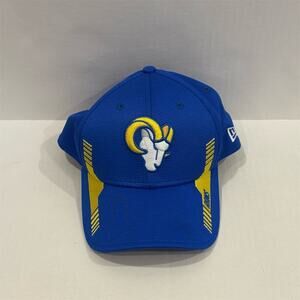 New Era 39THIRTY Los Angeles Rams Blue Stretch Fit Cap Men's S